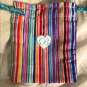 Brighton Colorful Striped Bag with Heart Logo